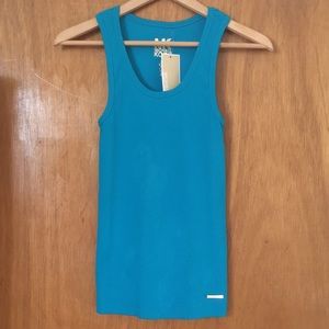 Michael Kors Blue Supima Cotton Tank